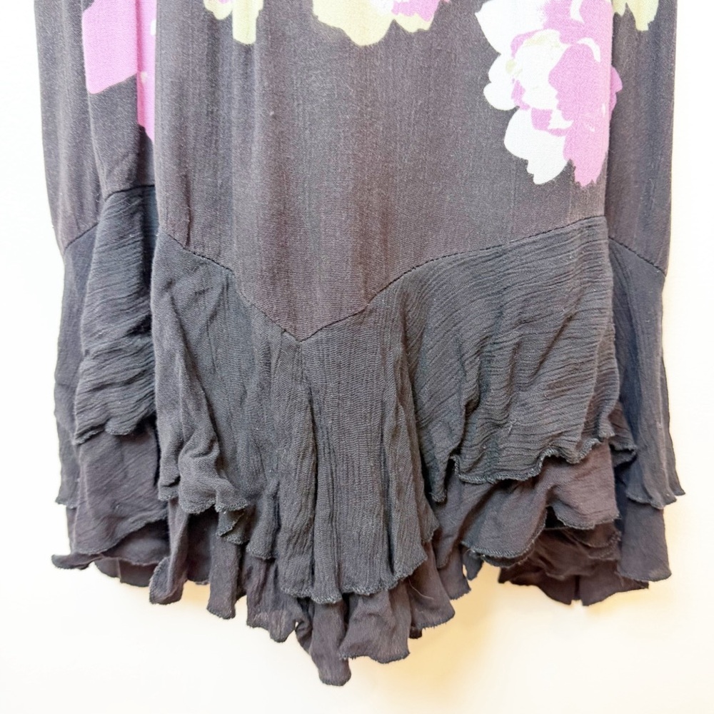 Free People | Sweet Lucy Slip Dress in Coal Combo - Picture 6 of 10